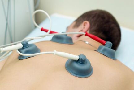 Elektrothetherapie fir cervical Osteochondrosis